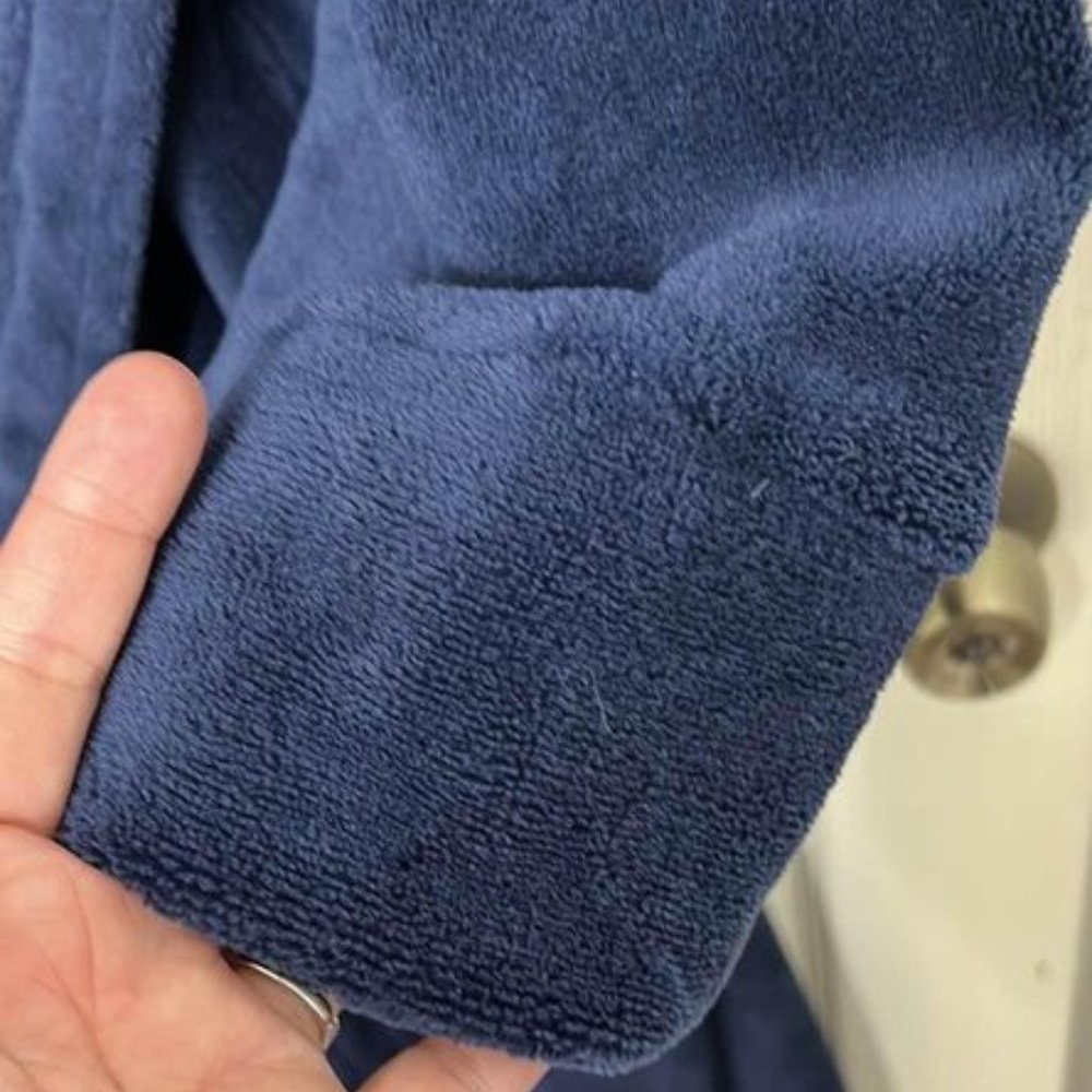 English Laundry Men’s NWT L/XL Navy Robe - Picture 7 of 11